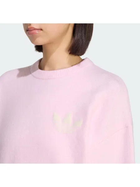 ADIDAS ORIGINALS Sveter Athletic Dept krémová ružová