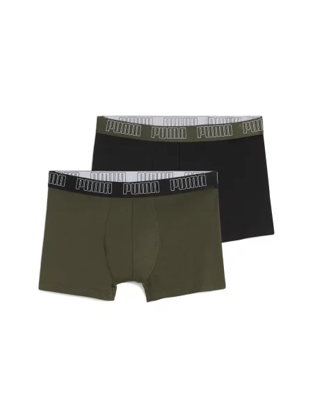 Krótkie bokserki PUMA 2 pary Odzież 4 brązowy