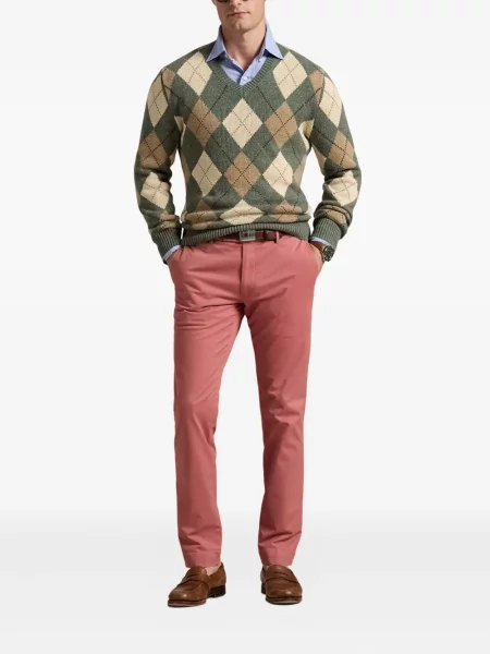 Slip de baie Polo Ralph Lauren alergare cu cordon cu imagine alb