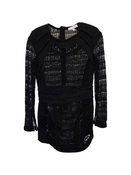 Rochie mini Iro din dantelă de costum negru