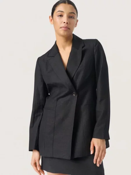 SOAKED IN LUXURY Blazer Malia' črna