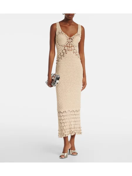 Rochie midi Rabanne alb
