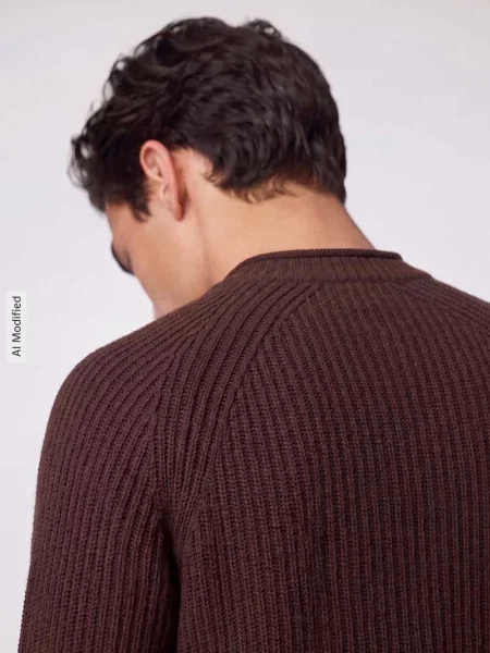 Sweter z rękawami raglanowymi z mieszanki wełny Selected