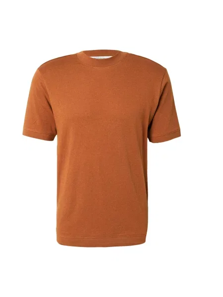 NOWADAYS Tricou coniac maro