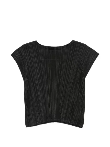 Τοπ Pleats Please Issey Miyake μαύρο