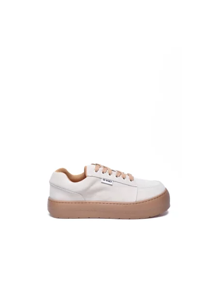 Sneakersy Sunnei zamszowe beżowe