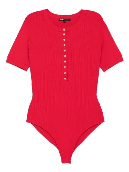 Cardigan Maje tricotate roșu