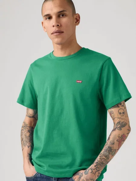 LEVI'S ® Tričko zelená / krvavo červená