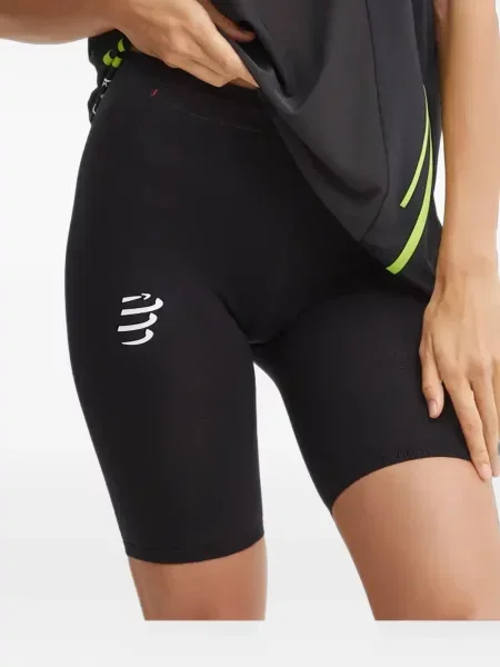 Ciclism pantaloni scurți pentru ciclism Compressport cu imagine negru