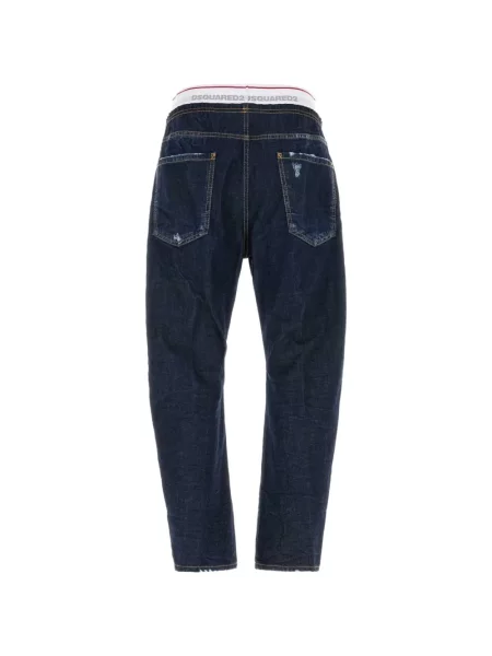 Blugi Dsquared2 zdrențuiți albastru