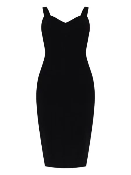 Odgovarati midi haljina Max Mara iznad koljena crna