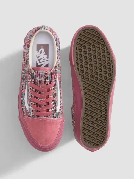 Кеды Vans из нубука розовые