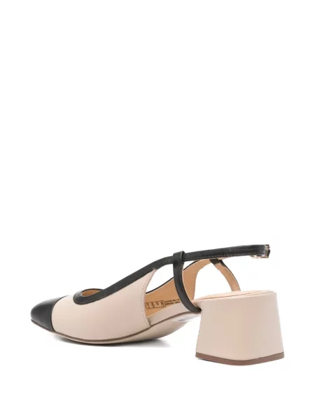 Kožne salonke Clarks s otvorenom petom