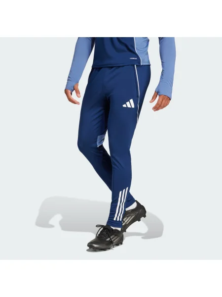 ADIDAS PERFORMANCE Športové nohavice Tiro modrá biela