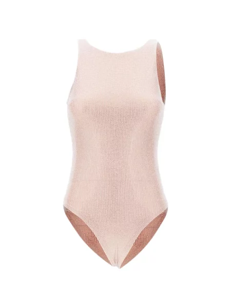 Body Twenty Fourhaitch cu decolteu rotund roz