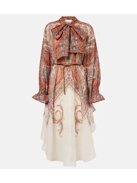 Костюм миди рокля Zimmermann до коляното