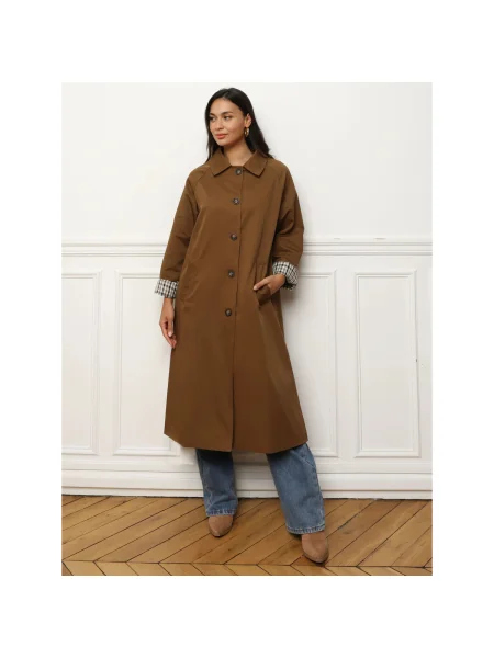 Palton La Modeuse maro