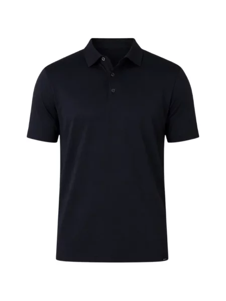 Scurt tricou polo Diktat negru