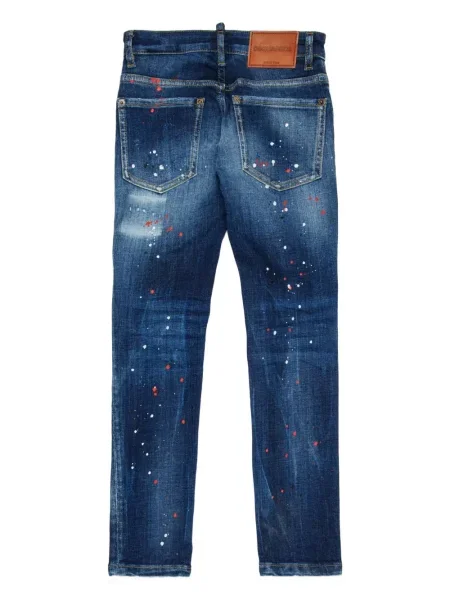 Jeansy dziecięce Dsquared2 niebieskie