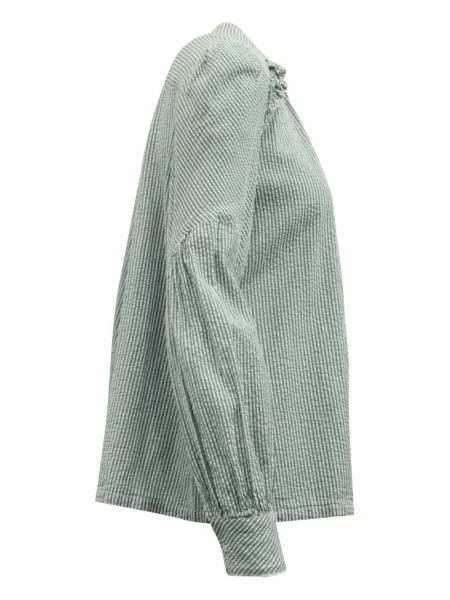 Bluză Ba&sh cu dungi cu volane gri