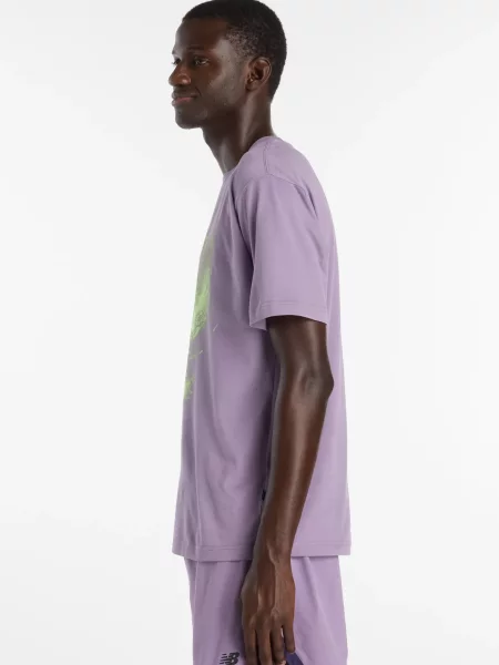 Футболка New Balance фіолетова