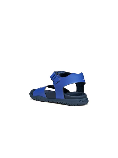 Sandále Geox J Sandal Fusbetto Bo M Modrá čierna