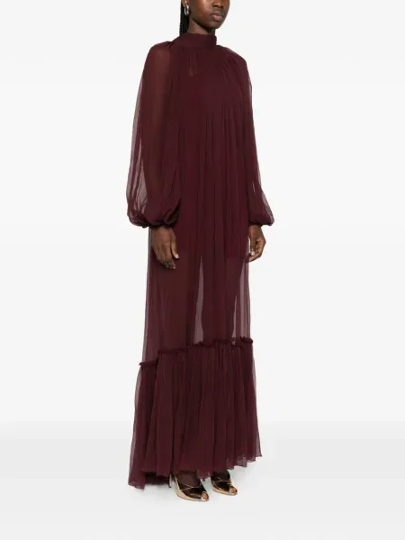 Rochie maxi Atu Body Couture cu volane de costum roșu