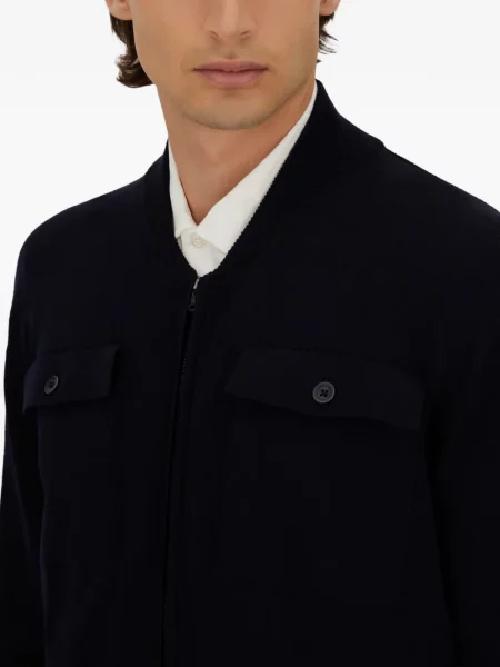 Cardigan Herno de lână albastru