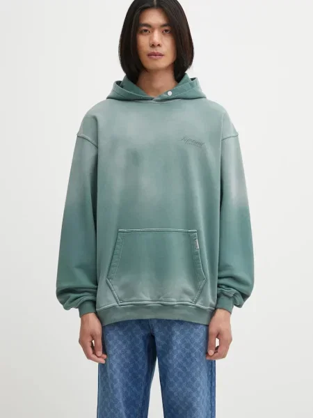 Represent hanorac de Owners Club Script cu glugă cu imprimeu verde