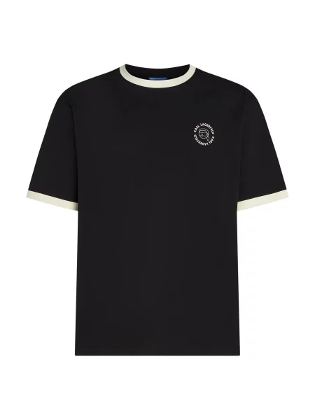 Karl Lagerfeld Tricou Ikon bej negru