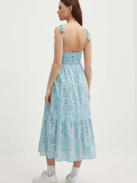 Pepe Jeans Nyári ruha Mallory Print kék