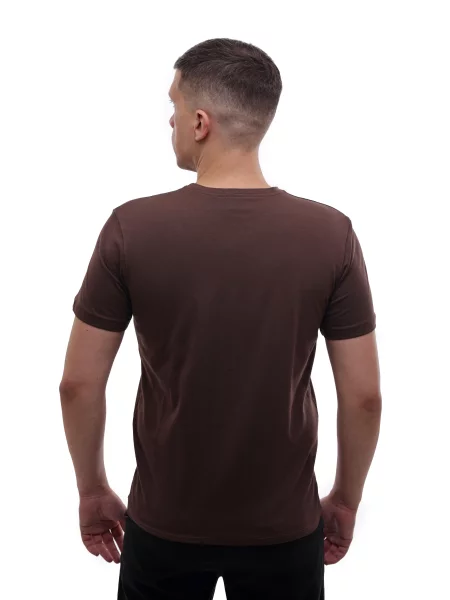 Футболка STREAM темно-коричневий віскоза/поліестер коричнева