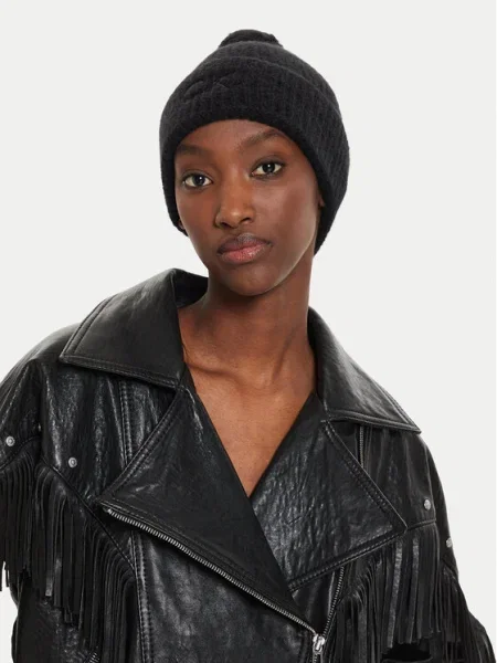 Pălărie Calvin Klein cu broderie negru