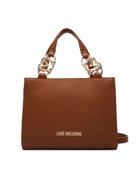 Kabelka LOVE MOSCHINO hnedá