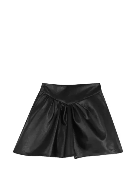 Spódnica skórzana dziecięca Zadig & Voltaire czarna