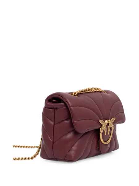 Geanta crossbody Pinko din piele roșu