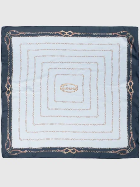 Хустка з принтом Twinset блакитна