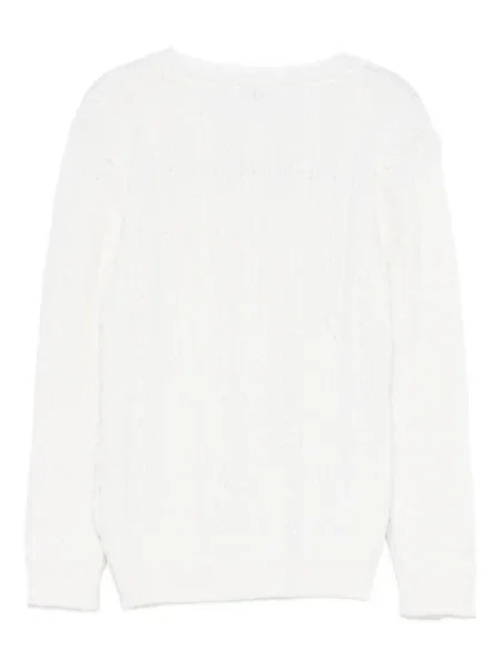 Sweter dziecięcy Siola biały