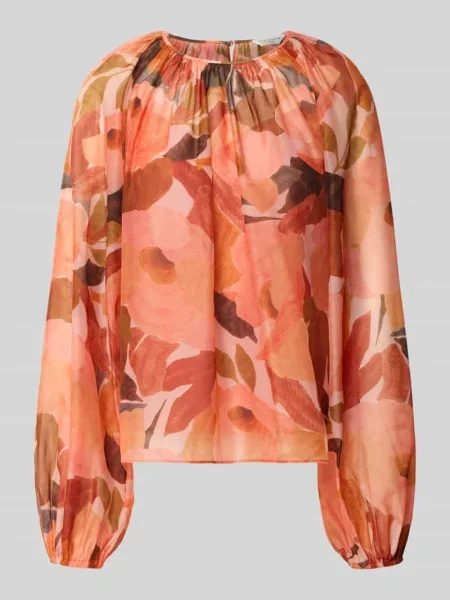Bluzka o luźnym kroju z kwiatowym nadrukiem na całej powierzchni model Sabrona' Ted Baker