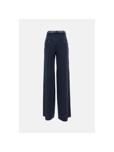 Spodnie Max Mara Studio niebieskie