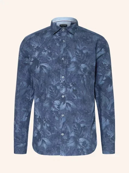 Olymp Koszula Casual Regular Fit blau niebieska