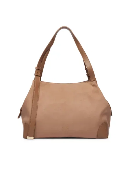 Τσάντα Armani Exchange καφέ