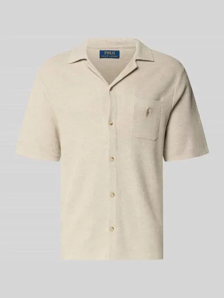 Koszulka polo z czystej bawełny o kroju regular fit Polo Ralph Lauren beżowa