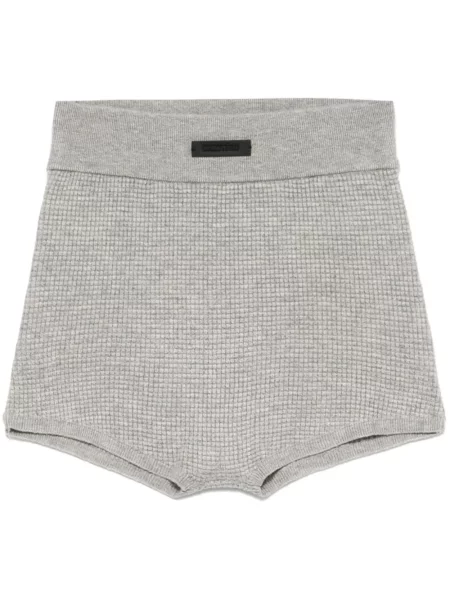 Dzianinowe szorty Fear Of God Essentials szare