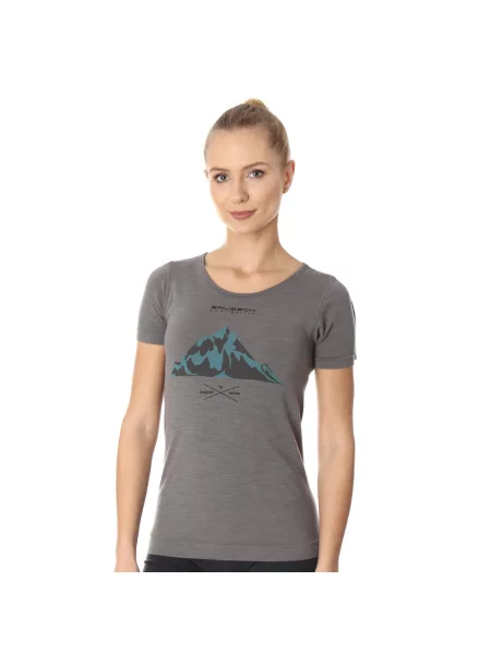 Koszulka turystyczna OUTDOOR WOOL PRO z wełną merino czarna