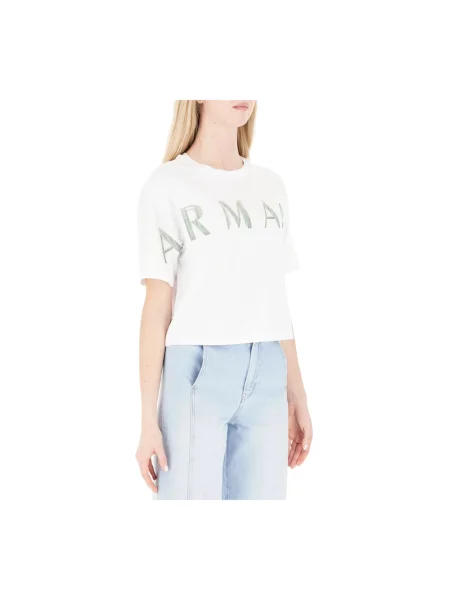 Koszulka Armani Exchange biała