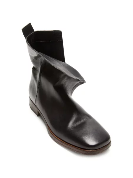 Kožne čizmice Acne Studios crna