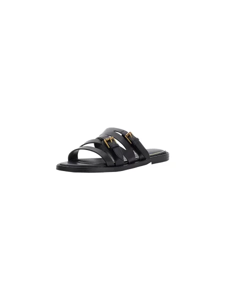 Șlapi Guess din piele negru