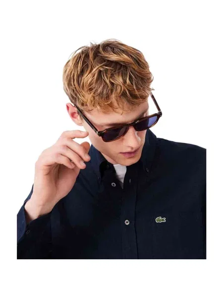 Košeľa Lacoste modrá