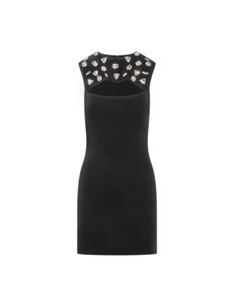 Mała mały sukienka mini Dsquared2 czarna